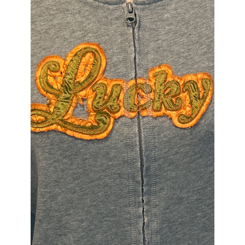 Lucky Brand Hoodless Patch Hoodie - Picture 2 of 9